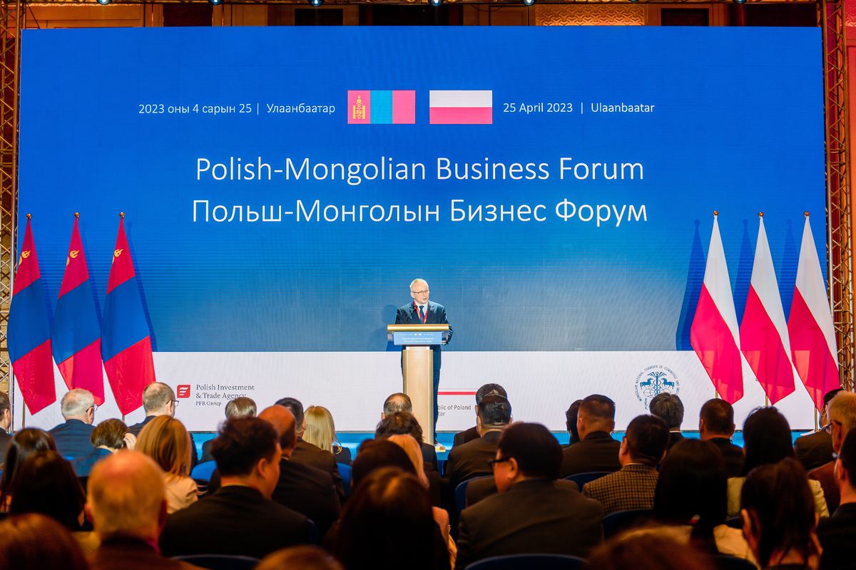 Polsko-Mongolskie Forum Biznesowe z udziaem prezydentów obu krajów 